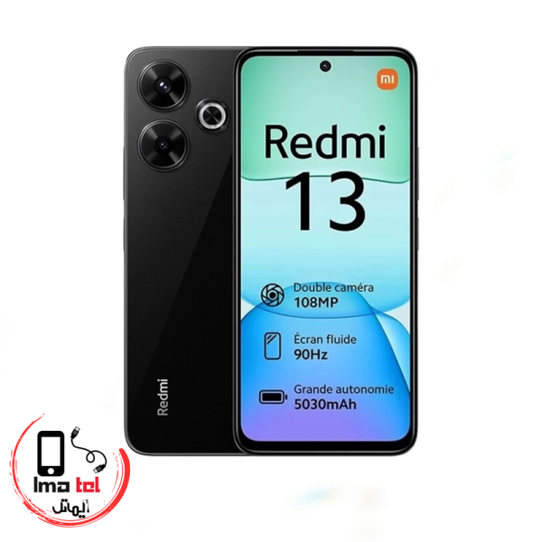 گوشی موبایل شیائومی مدل ردمی 13 ظرفیت 256 و رم 8 گیگابایت دو سیم کارت پک گلوبال با شارژر Xiaomi Redmi 13